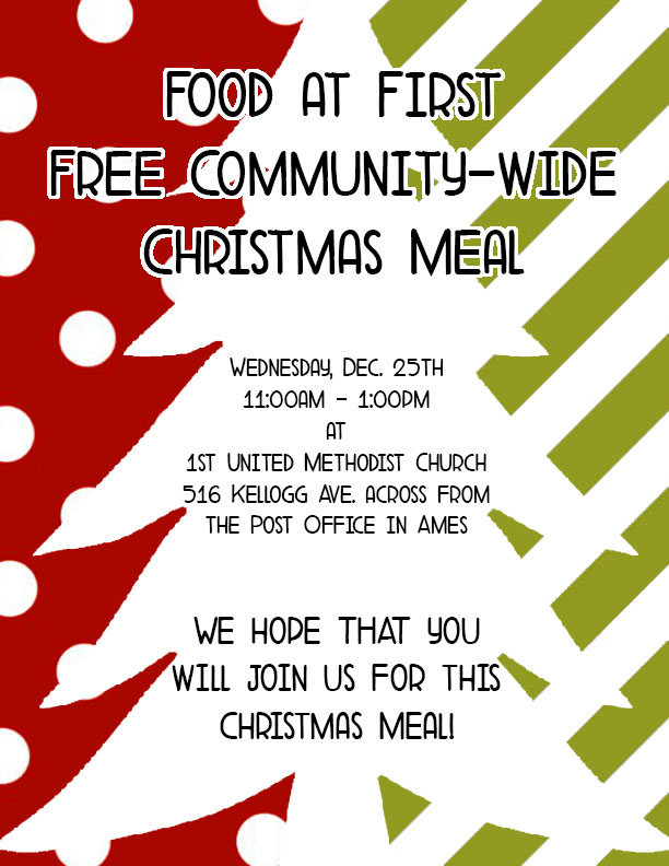 Food at First Christmas 2013